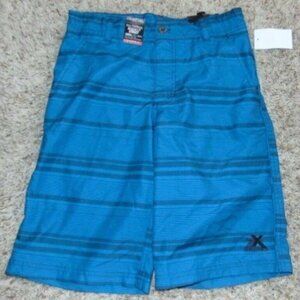 Boys Swim Beach Shorts 14/16 Zeroxposur Microfiber Blue Mesh Liner Adjust Waist
